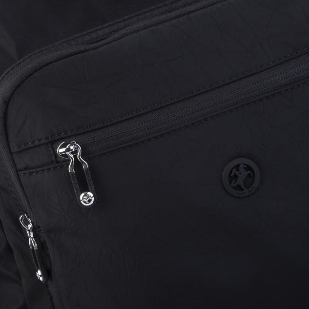 Nas Bag Büyük Boy Unisex Hafif  ve Su Geçirmez Çok Gözlü Sırt Çantası Siyah 