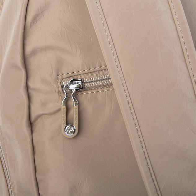 Nas Bag Büyük Boy Unisex Hafif  ve Su Geçirmez Çok Gözlü Sırt Çantası Vizon 