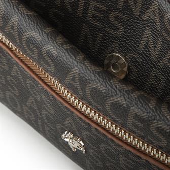Nas Bag Çapraz Çanta Kahve Taba Yazılı