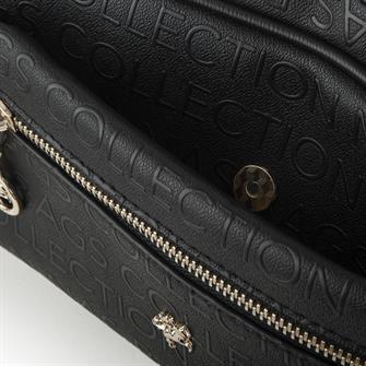 Nas Bag Çapraz Çanta Siyah Gofraj