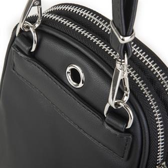 Nas Bag Çapraz Çanta Siyah Kapitone