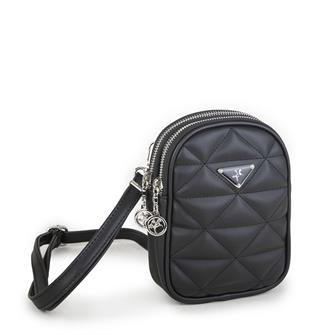 Nas Bag Çapraz Çanta Siyah Kapitone