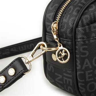 Nas Bag Çapraz Çanta Siyah Yazılı