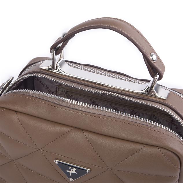 Nas Bag Çapraz Çanta Vizon  Nova
