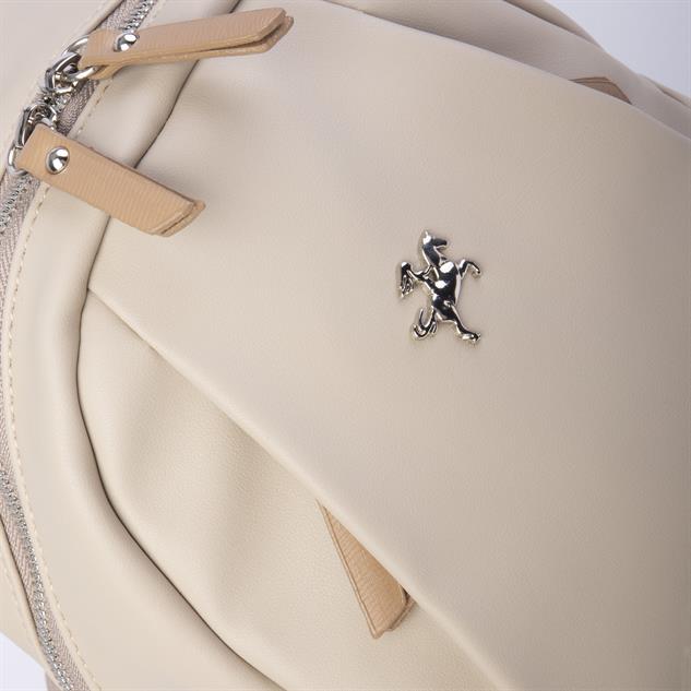 Nas Bag Çok Cepli Sade Şık Kadın Sırt Çantası Kum Camel Dona 