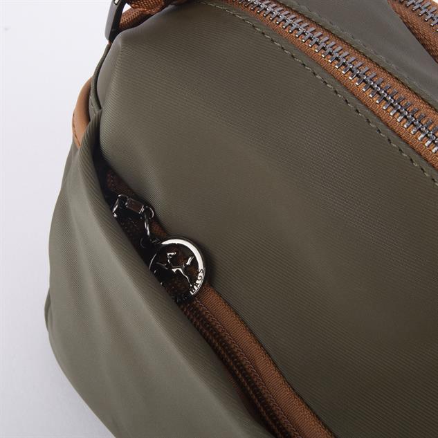Nas Bag Çok Gözlü Kadın Çapraz Çanta Yeşil Taba Buzzy 