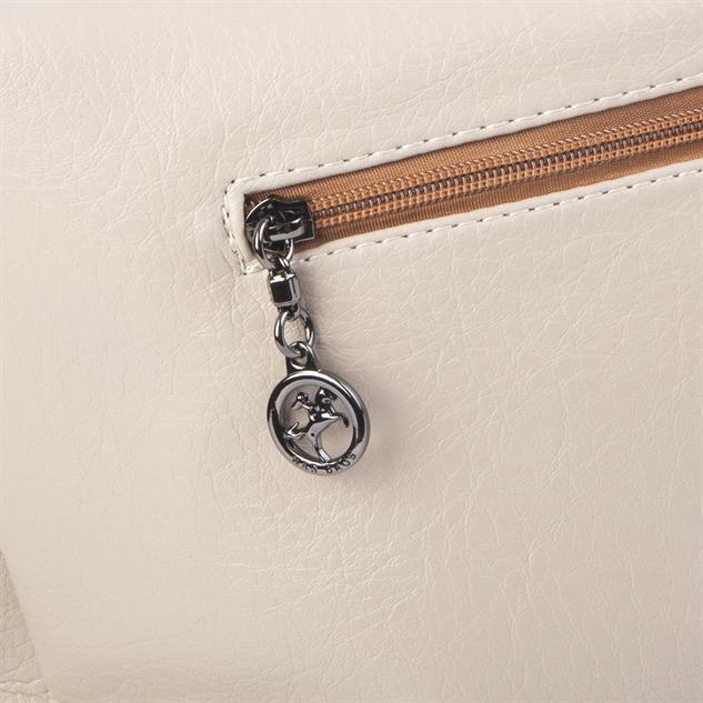 Nas Bag Çok Gözlü Kadın Omuz ve Çapraz Çanta (33x25 cm ) Kum Taba Victoria