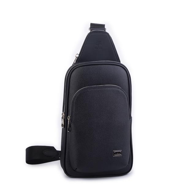 Nas Bag Erkek Çapraz ve Body Bag Siyah Mercan ( en:20 cm ; boy 32 cm)