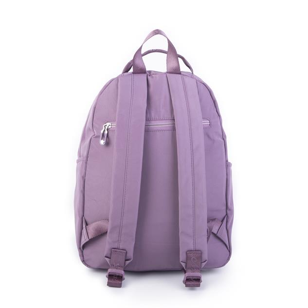 Nas Bag Extra Hafif Su Geçirmez Çok Gözlü  (Waterproof) Unisex Sırt Çantası 30x40 cm Mor