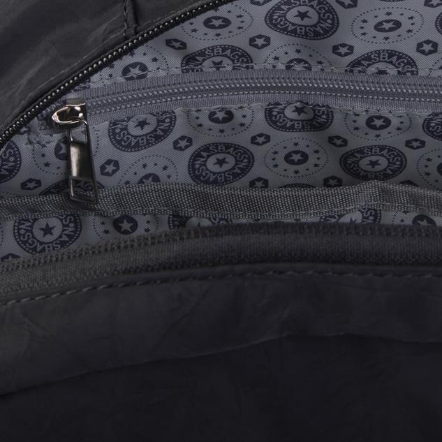 Nas Bag Extra Hafif Su Geçirmez Çok Gözlü  (Waterproof) Unisex Sırt Çantası 30x40 cm Siyah