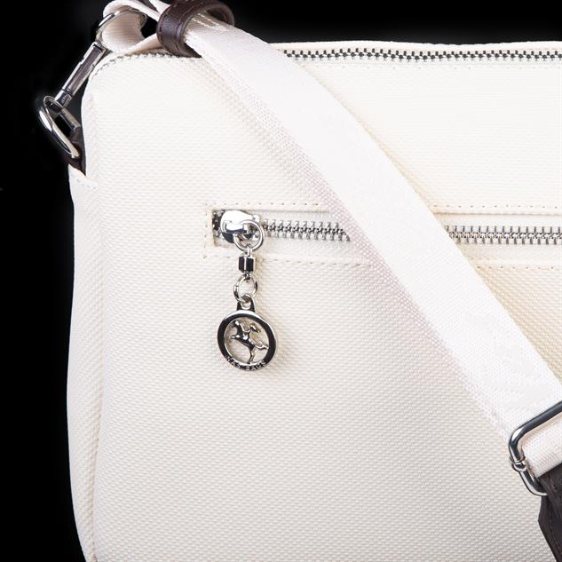 Nas Bag Günlük Çok Gözlü Çanta (en: 26 cm  ; boy:17 cm) Krem Kahve Lacste