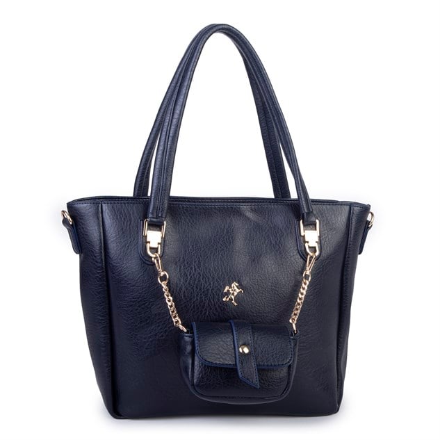 Nas Bag Kadın 2 li Set Omuz Çantası Lacivert Victoria