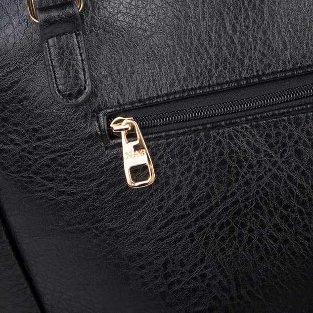 Nas Bag Kadın 2 li Set Omuz Çantası Siyah Victoria