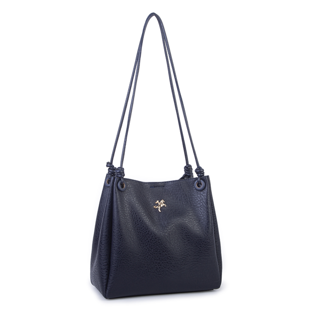 Nas Bag Kadın 2 li Set Omuz ve Çapraz Çanta Lacivert Victoria