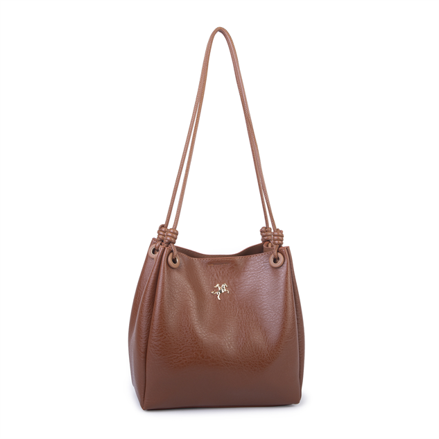 Nas Bag Kadın 2 li Set Omuz ve Çapraz Çanta Taba Victoria