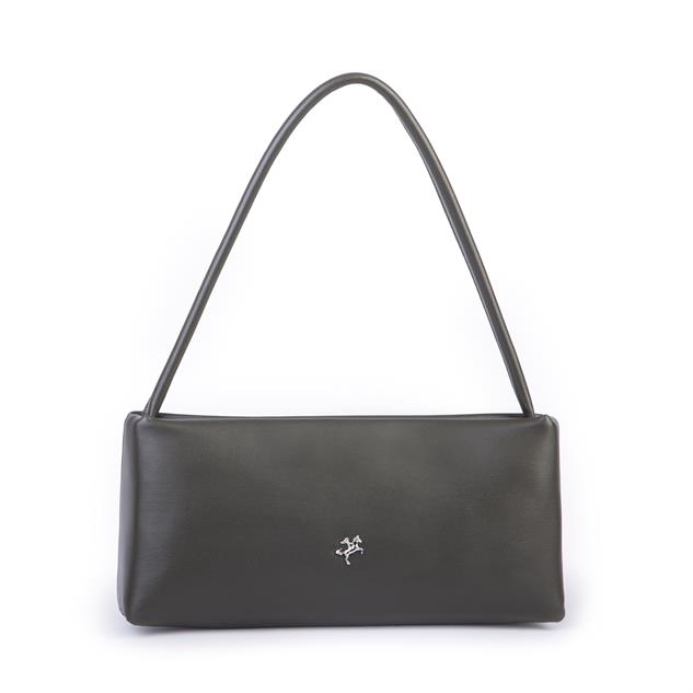 Nas Bag Kadın Basic Baget Omuz ve Çapraz Çanta Haki Kımera (27x12 cm )