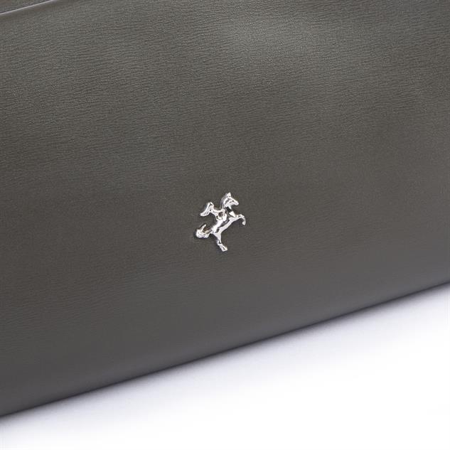 Nas Bag Kadın Basic Baget Omuz ve Çapraz Çanta Haki Kımera (27x12 cm )