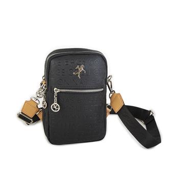 Nas Bag Kadın Bel ve Body Bag Çapraz Çanta Dönüştürülebilir Orjinal Nas Çanta Siyah Camel Gofraj
