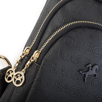 Nas Bag Kadın Bel ve Body Bag  Siyah Gofraj