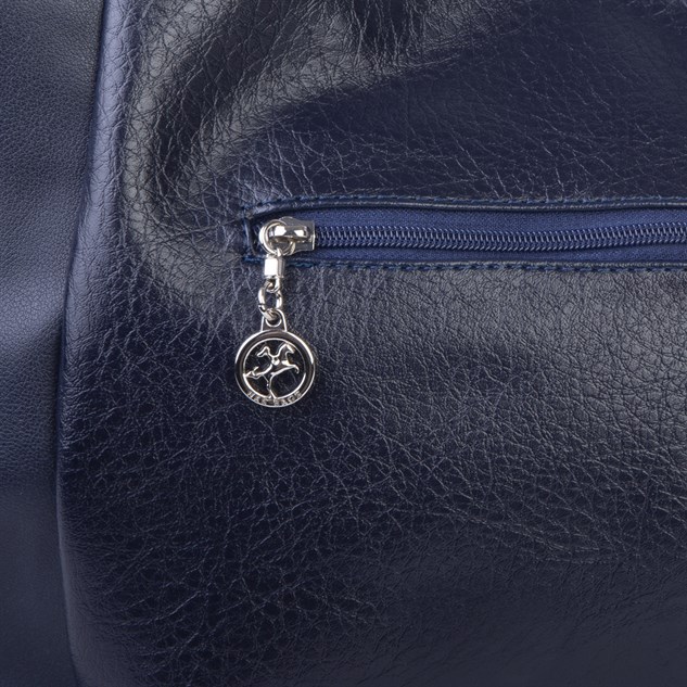 Nas Bag Kadın Büyük Boy Omuz Çantası ( 45x34x21 cm) Lacivert Victoria