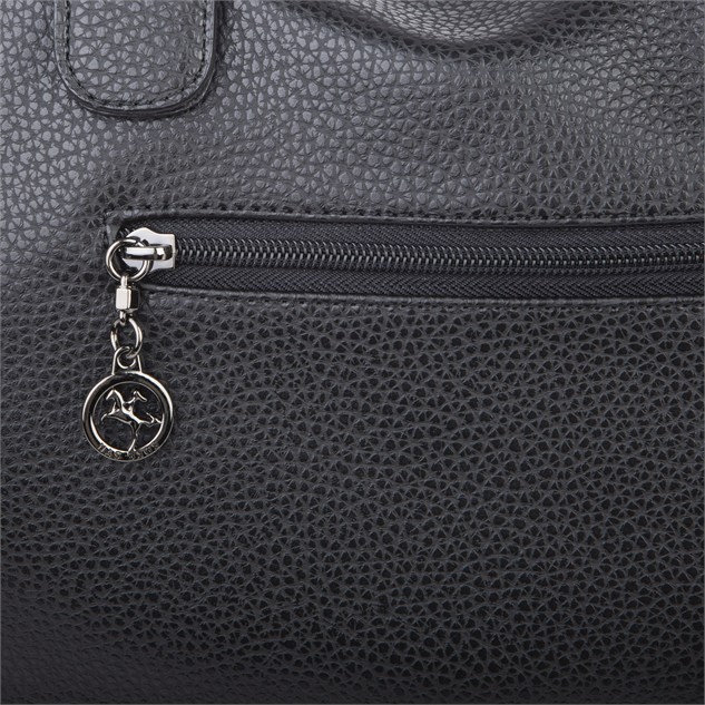 Nas Bag Kadın Büyük Boy Omuz Çantası (en :37 ,boy :30 cm) Siyah Lopez