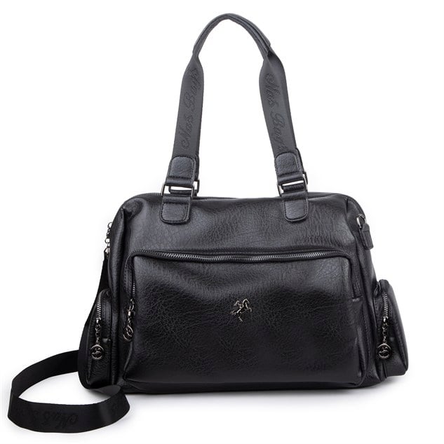 Nas Bag Kadın Büyük Boy Omuz Çantası (en :37 ,boy :30 cm) Siyah Victoria