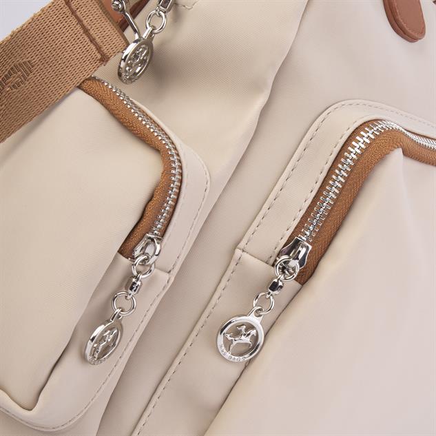 Nas Bag Kadın Büyük Boy Omuz Çantası Kum  Taba  Buzzy (en :37 ,boy :30 cm)