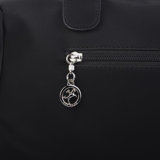 Nas Bag Kadın Büyük Boy Omuz Çantası Siyah Buzzy (en :37 ,boy :30 cm)