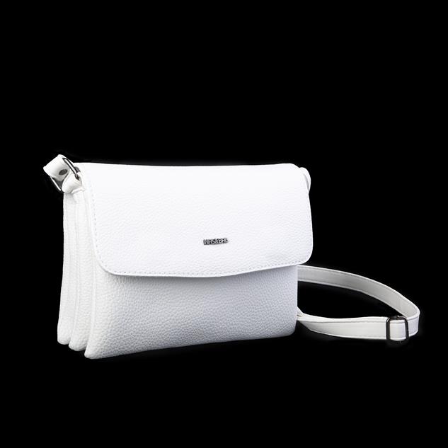Nas Bag Kadın Çapraz Çanta Beyaz Natural