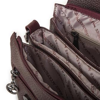 Nas Bag Kadın Çapraz Çanta Bordo Natural