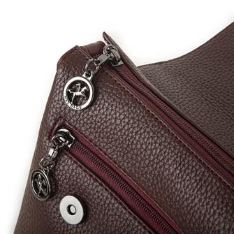 Nas Bag Kadın Çapraz Çanta Bordo Natural