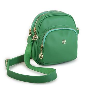 Nas Bag Kadın Çapraz Çanta Çim Yeşili  Dona