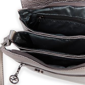 Nas Bag Kadın Çapraz Çanta Gri Natural