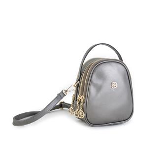 Nas Bag Mini  Kadın Çapraz Çanta Gri Nova