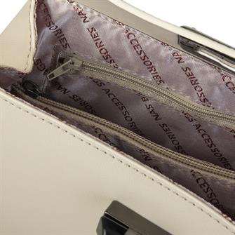 Nas Bag Kadın Çapraz Çanta Klipsli Kum  Luna