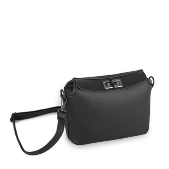 Nas Bag Kadın Çapraz Çanta Klipsli Siyah Luna