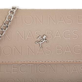 Nas Bag Kadın Çapraz Çanta Kum Gofraj