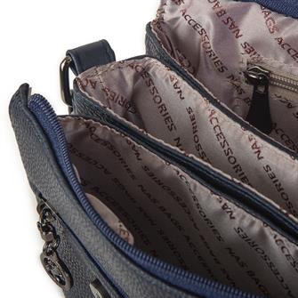 Nas Bag Kadın Çapraz Çanta Lacivert Natural