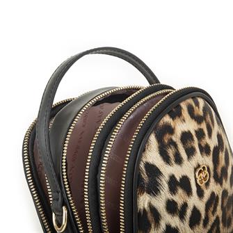 Nas Bag Mini  Kadın Çapraz Çanta Leopar Nova