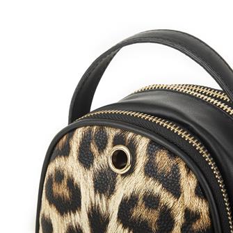 Nas Bag Mini  Kadın Çapraz Çanta Leopar Nova