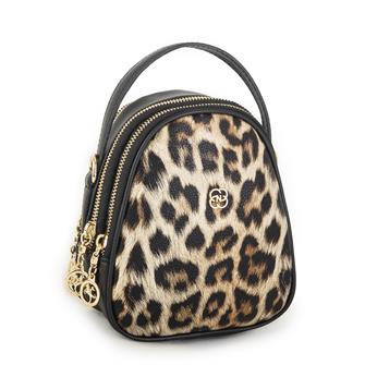 Nas Bag Mini  Kadın Çapraz Çanta Leopar Nova