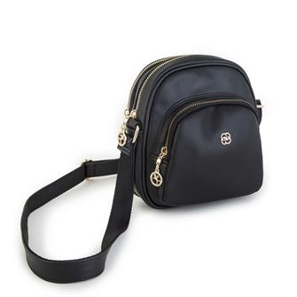 Nas Bag Kadın Çapraz Çanta Siyah Dona