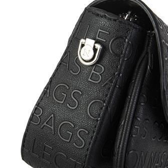 Nas Bag Kadın Çapraz Çanta Siyah Gofraj