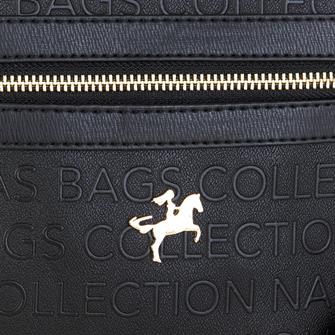Nas Bag Kadın Çapraz Çanta Siyah Gofraj
