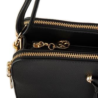 Nas Bag Kadın Çapraz Çanta  Siyah Mercan