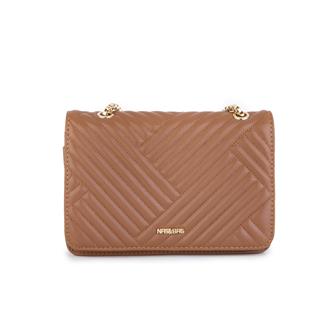 Nas Bag Kadın Çapraz Çanta Taba  Nova