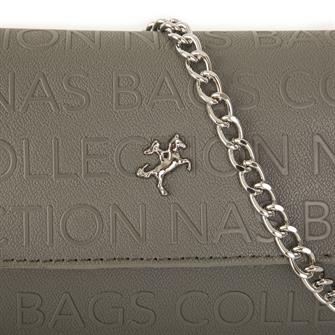 Nas Bag Kadın Çapraz Çanta Yeşil Gofraj