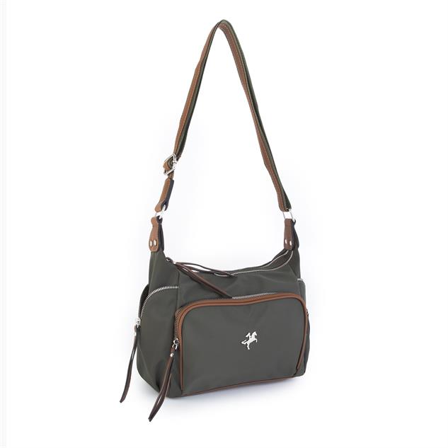 Nas Bag Kadın Çapraz Çanta Yeşil Taba Buzzy ( 26x21x15 cm)