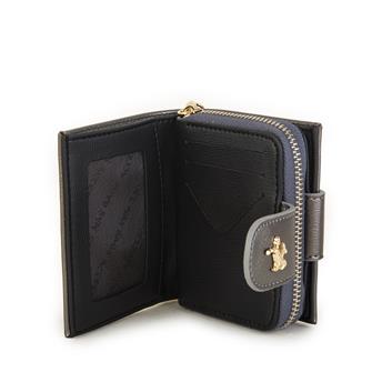 Nas Bag Kadın Çift Kapaklı Mini Cüzdan Gri Nero 