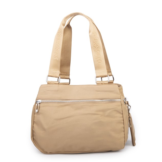Nas Bag Kadın Çok Bölmeli Orta Boy Çapraz Omuz Çantası (30x24 cm) Kum
